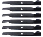 (6) Usa Mower Blades High Lift For Craftsman 127843 138498 138971 42" Deck. Fixed Price $36.69.
