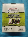 Martin Wheel Lawn & Garden Tube, TR87 Valve Stem, 4.10/3.50-4. Fixed Price $24.95.
