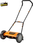 LMRM1602 Push Reel Lawn Mower 16-INCH 5-BLADE. Fixed Price $116.86.