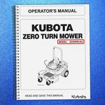 Kubota Z232KW-AU Zero Turn Mower Operators Manual Spiral Bind Tough Covering. Fixed Price $19.00.