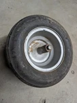 Used Case Ingersoll Tail Wheel Assy 16 X 6.50-8 C37855. Fixed Price $145.00.