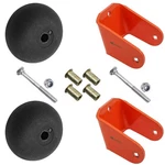 Deck Anti Scalp Wheel Rollers & Brackets For Scag SCZ48V-26BS SCZ48V-28BS 48". Fixed Price $72.00.