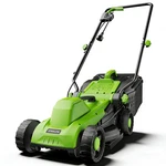 Steelite 13 Inch 11-AMP Corded Electric Lawn Mower With 8-GALLON Collection Bag. Fixed Price $106.99.