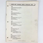 Lawn-boy 8233 Ae 8229F 5269D 5273 5263 Part Catalog Mower 1975 Vtg Original. Fixed Price $9.99.