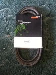 70003 - A New Deck Belt For Woods 1250, 1850, 1855, 1860, 2850, 2855 Mowers. Fixed Price $85.00.