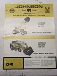 Johnson Work Horse Loader Manual Parts Model Bolens 1250 1455 1476 Tractor. Fixed Price $371.23.