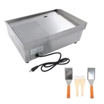 122 -572 Commercial Electric Griddle 1600W Countertop Half-flat Grill 22". Fixed Price $93.93.