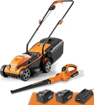 Lawnmaster 24VMWBL Max 13-INCH Cordless Mower And Leaf Blower. Fixed Price $169.99.