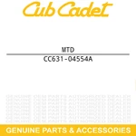 Mtd 631-04554A Rear Bag Baffle Assembly Columbia Remington Explorer Pioneer H. Fixed Price $60.63.