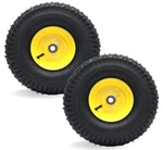 15X6.00-6 Front Tire/wheel Set For John Deere 100/D100, 3/4" Bushings, 4-PLY. Fixed Price $75.99.