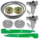 Caltric 42" Deck Spindle Blade Pulley Belt Kit For Husqvarna LTH130 YTH150. Fixed Price $80.00.