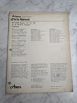 Ariens Parts List Manual 931000 Garden Tractors Gt 17 14 16 12 19 PM-31-81 Hp. Fixed Price $36.14.