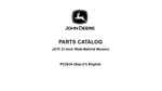 John Deere JX75 21 Inch Walk Behind Mower PC2634 Spare Parts List Manual Pdf Usb. Fixed Price $49.99.