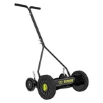 Sun Joe Cordless, Manual Push Steel Reel Lawn Mower, 14 Inch, Green (open Box). Fixed Price $78.39.