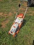 Stihl Rma 370 Battery Powered Push Mower W/ And Charger AL300 WHS2. Fixed Price $395.00.