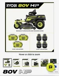 Ryobi Z54LI 54IN Lithium Battery Riding Mower RYRM8034 2023 - New! 7 Batteries. Fixed Price $5699.95.
