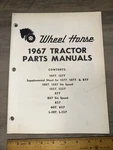 1967 Wheel Horse Tractor Parts Manual Catalog. 1267, 877, L-107 Others! Original. Fixed Price $60.00.