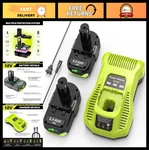 3000MAH 18V Lithium Battery Replacement & Charger Combo For Ryobi One+ (2 Pack). Fixed Price $89.99.