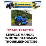 New Holland TZ24D Tractor Manual Shop Service Engine Repair Pdf. Fixed Price $35.00.