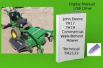John Deere 7H17 7H19 Commercial Walk-behind Mowers Technical Manual See Desc.. Fixed Price $24.99.