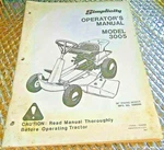 Factory 1976 Operators Owners Manual Simplicity Model 3005 Lawn Tractor Mower. Fixed Price $13.50.
