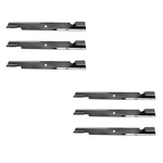 (6) 11224 High Lift Blades Fits Exmark 60" Laser Zero Turn 103-64035. Fixed Price $113.99.