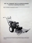 Dr All-terrain Field & Brush Mower Assembly Operating Instructions (42 Pgs.). Fixed Price $39.99.