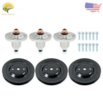 3PK Spindle Pulley Kit For John Deere D170 54 Inch Deck GY21099 GY20867 GX21381. Fixed Price $60.11.