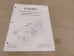 Ferris Illustrated Parts List Models H3222K & H3225K Manual No. 1522101. Fixed Price $24.99.