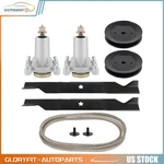 46" Deck Rebuild Kit Spindles Pulleys For Craftsman Husqvarna Poulan Lawn Mower. Fixed Price $82.94.