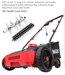 Electric Detacher And Scarifier With Removable Bag 2 In 1. Fixed Price $95.00.