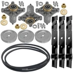 54" Deck Spindle Blade Belt Kit For Husqvarna Z5426 Z4218 532187292 510201101. Fixed Price $118.00.