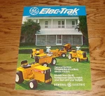 Original 1972 General Electric Elec-trak Tractor Sales Brochure Mower. Fixed Price $28.00.