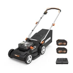 Cordless Lawn Mower 17 2-IN-1 Electric 6 Position Height Adjust Worx WG745 Cuts. Fixed Price $439.99.
