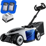 Self-propelled Cordless Electric Lawn Mower 40V With 2 Batteries & Fast Charge. Fixed Price $583.99.