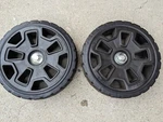 Set Of Greenworks Pro 21" Mower Tires Wheels Front 8" Replacement. Fixed Price $24.89.