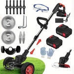 Electric Cordless Lawn Mower, Multifunctional Yard Tool For Small Business Home. Fixed Price $40.37.