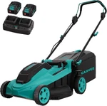 17" Cord-free Electric Lawn Mower,bagging & Mulching Walk-behind Push. Fixed Price $205.99.