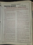Operators Manual Snapper Mowers Models CV212P. Fixed Price $13.99.