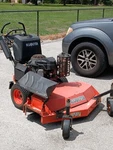 Kubota WH15-48 Walk-behind Gasoline Lawn Mower, Rotary Blade, 48" Orange, 2015. Fixed Price $3300.00.