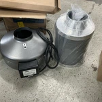 Ipower 4'' Inline Fan Exhaust Blower Air Carbon Filter Combo.. Fixed Price $74.99.