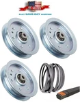 52" Deck Flat Idler Pulley Belt Kit For Gravely Ztxl. Fixed Price $89.98.