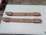 Vintage Gravely Walk Behind Tractor Brush Hog Blades. Fixed Price $39.99.