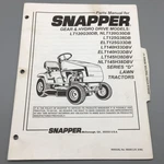 Snapper Mower Parts Manual Lawn Tractor Gear Hydro LT120G30DB LT125G38DB. Fixed Price $6.95.