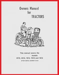 Economy Power King Tractor Operator Owner's Manual 2418 2414 1618 1612 98-7104. Fixed Price $22.50.
