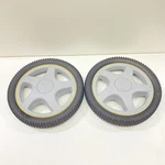 Set Of Oem Craftsman Walk Behind Mower 14" Rear Wheel Pair 151138 532180552. Fixed Price $65.00.