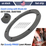 For Gravely Lawn Mower Garden Tractor Clutch Lining W/ Rivets Promaster 400 8123. Fixed Price $19.90.