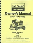 Cub Cadet 1325 & 1330 Owner's Manual. Fixed Price $16.95.
