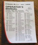 Simplicity Conquest 1700 2700 400 & Prestige 1800 2800 500 Ser Tractor Op Manual. Fixed Price $22.99.