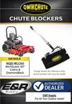Qwikchute Blocker For Worldlawn Cobra & Diamonback 60" Deck, NQD-WLC60. Fixed Price $388.32.